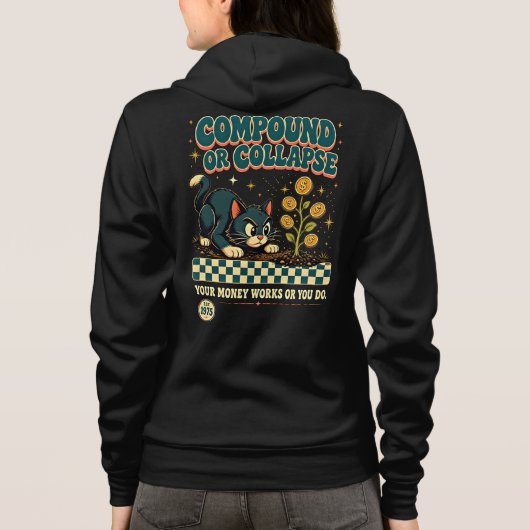 Veste À Capuche Boss Babe - Compoundage ou Effondrement de l'Activ (Dos)