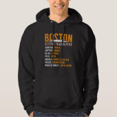 Veste À Capuche Boston Accent Translator (Devant)