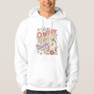 Veste À Capuche Bottes de cowboy licorne Licorne Caprice Zazzle De