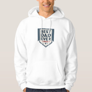 Veste À Capuche Bouclier Emblématique « Meilleur Papa de Tous les