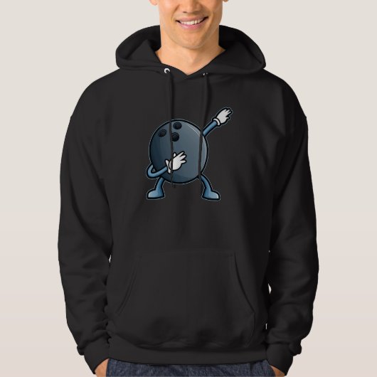 Veste À Capuche Boule de bowling Cool Dabbing (Devant)