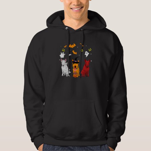 Veste À Capuche Bouledogue Terrier (Devant)