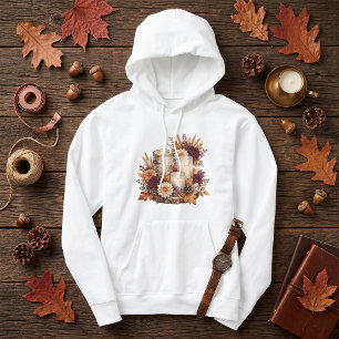 Veste À Capuche Bouquet de centre de table rustique à la bougie d'