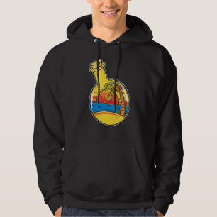 Veste À Capuche Bouteille d'été Plage traditionnelle Tatouage Arti