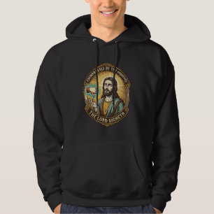 Veste À Capuche Bouton Jésus N'aime Pas Réseaux Sociaux Hater Trol