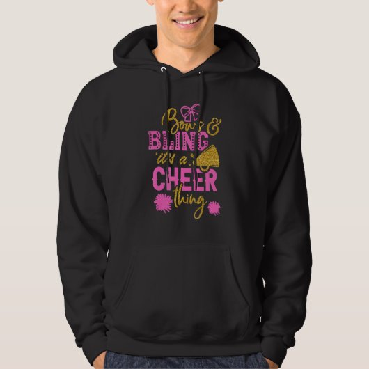 Veste À Capuche Bows & Bling It's A Cheer Thing Cheerleading Cheer (Devant)