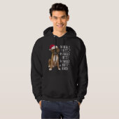 Veste À Capuche Boxe Chien Noël - Wiggle Butt Rock (Devant entier)