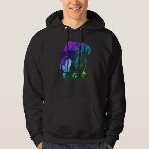 Veste À Capuche Boxer Dog With Sung And Headphones