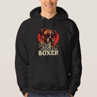 Veste À Capuche Boxerdog with heartdecoration Boxermom 4