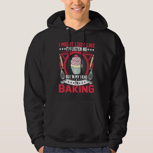 Veste À Capuche Bread Maker  but in My Head I'm Baking Cupcake Bak (Devant)