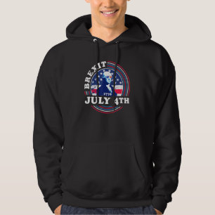 Veste À Capuche Brexit 1776 George Washington 4 juillet USA Inde