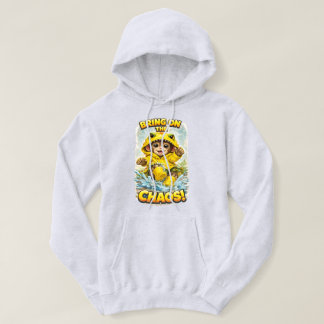 Veste À Capuche Bring on the Chaos Hoodie Cute Rain Dino