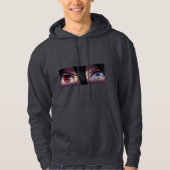 Veste À Capuche Brodé pour les yeux sasuke (Devant)