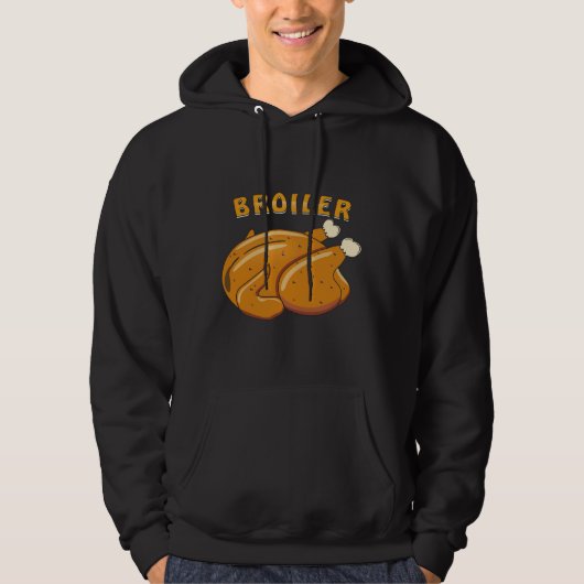 VESTE À CAPUCHE BROILER AU POULET (Devant)