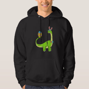 Veste À Capuche Brontosaurus Bunny Oeufs Oeufs Jour de Pâques Dino