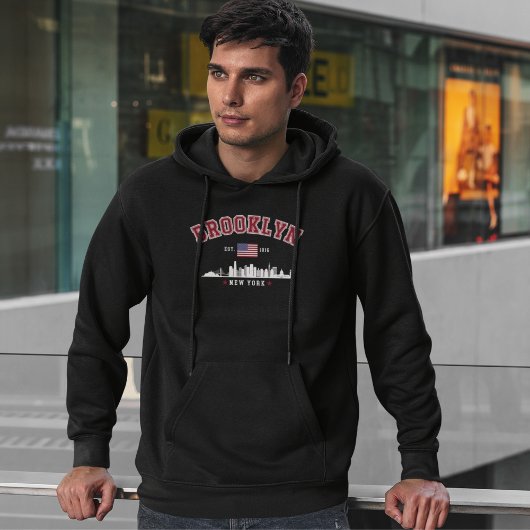 Veste À Capuche Brooklyn Ney York Est 1816