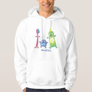 Veste À Capuche Brosse à dents mignonne dentifrice dentaire soie d