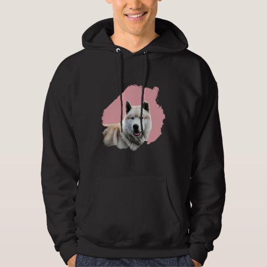 Veste À Capuche Brosse Chien Husky (Devant)