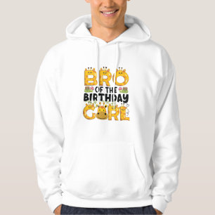 Veste À Capuche Brother 1er anniversaire fille Giraffe Theme Party