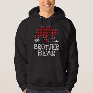 Veste À Capuche Brother Bear Christmas Pajama Red Plaid Buffalo Fa