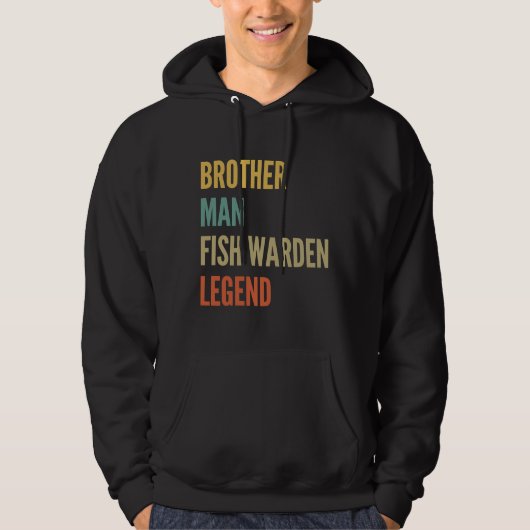 Veste À Capuche Brother Man Fish Warden Legend 554 (Devant)