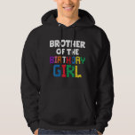 Veste À Capuche Brother of the Birthday Girl Master Builder brique<br><div class="desc">Frère de l'Anniversaire Fille Maître Constructeur Briques Blocs</div>