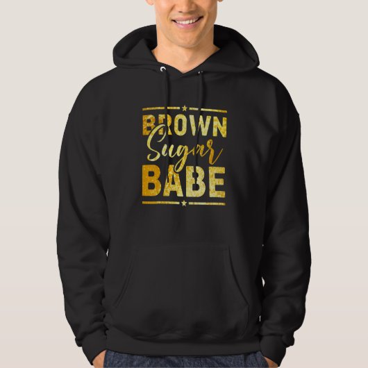 Veste À Capuche Brown Sugar Babe Black Pride Idée Black Histoire (Devant)