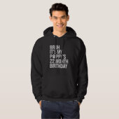 Veste À Capuche Bruh C'est mon chiot 22 mois Anniversaire Lov chie (Devant entier)