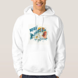 Veste À Capuche BRUH Funny Fish Meme | T-shirt Humour de pêche coo