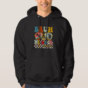 Veste À Capuche Bruh Nous Revenons Premier Jour De Retour À L'Écol
