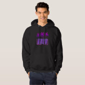Veste À Capuche Bruh Vaporwave Aesthétique Glitch Synthwave 80's R (Devant entier)