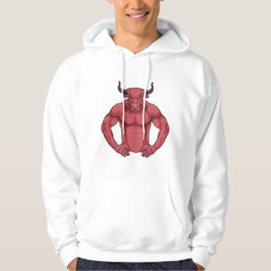 Veste À Capuche Bull comme Bodybuilder extrême