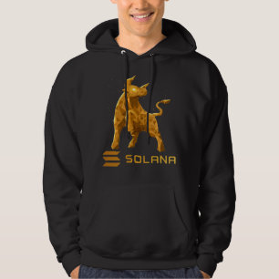 Veste À Capuche Bull Market Solana SOL Crypto Coin HODL