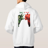 Veste À Capuche Bull vs Sweatshirt de l'affrontement du marché de (Dos)