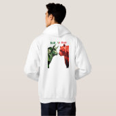Veste À Capuche Bull vs Sweatshirt de l'affrontement du marché de (Dos entier)