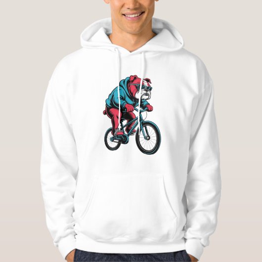 Veste À Capuche Bulldog Cycliste (Devant)