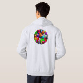 Veste À Capuche Bulles par Kenneth Yoncich (Dos entier)