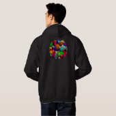 Veste À Capuche Bulles par Kenneth Yoncich (Dos entier)