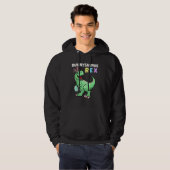 Veste À Capuche Bunnysaurus de Pâques Rex Cool Trex Dinosaure de P (Devant entier)