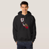 Veste À Capuche Burbank Area Code 818 Numéro de téléphone Californ (Devant entier)