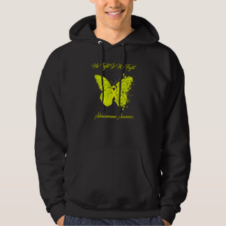 Veste À Capuche Butterfly Son Combat Est Mon Combattre Aware Adeno