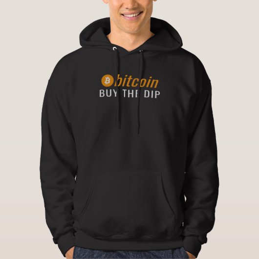 Veste À Capuche Buy the Dip Bitcoin Expert BTC Crypto Cryptocurren (Devant)