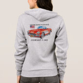 VESTE À CAPUCHE C-ONE AUTOMOBILE ART CAPUCHE (Dos)
