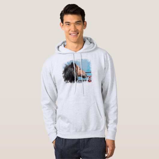 Veste À Capuche Caballos/Cabalos/Chevaux (Devant entier)