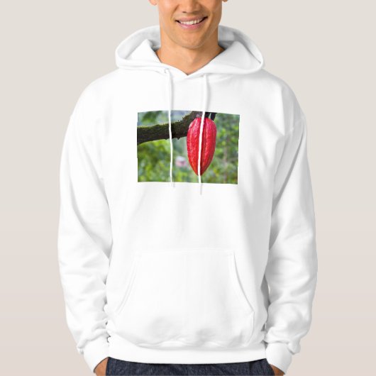 Veste À Capuche cabosse rouge (Devant)