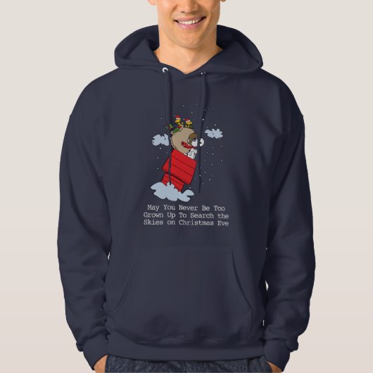 Veste À Capuche cacahuètes | Snoopy l'As Volant à Noël (Devant)
