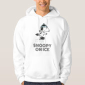 Veste À Capuche cacahuètes | Snoopy Sur La Glace (Devant)