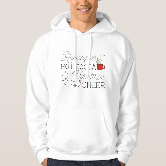 Veste À Capuche Cacao Chaud Et Soirée De Noël (Devant)