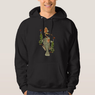 Veste À Capuche Caché Dans Un Collage De Poissons Art Surréalisme