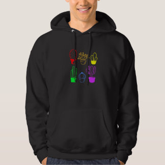Veste À Capuche Cactus Succulent Pride Rainbow Plante Subtle Lgbt